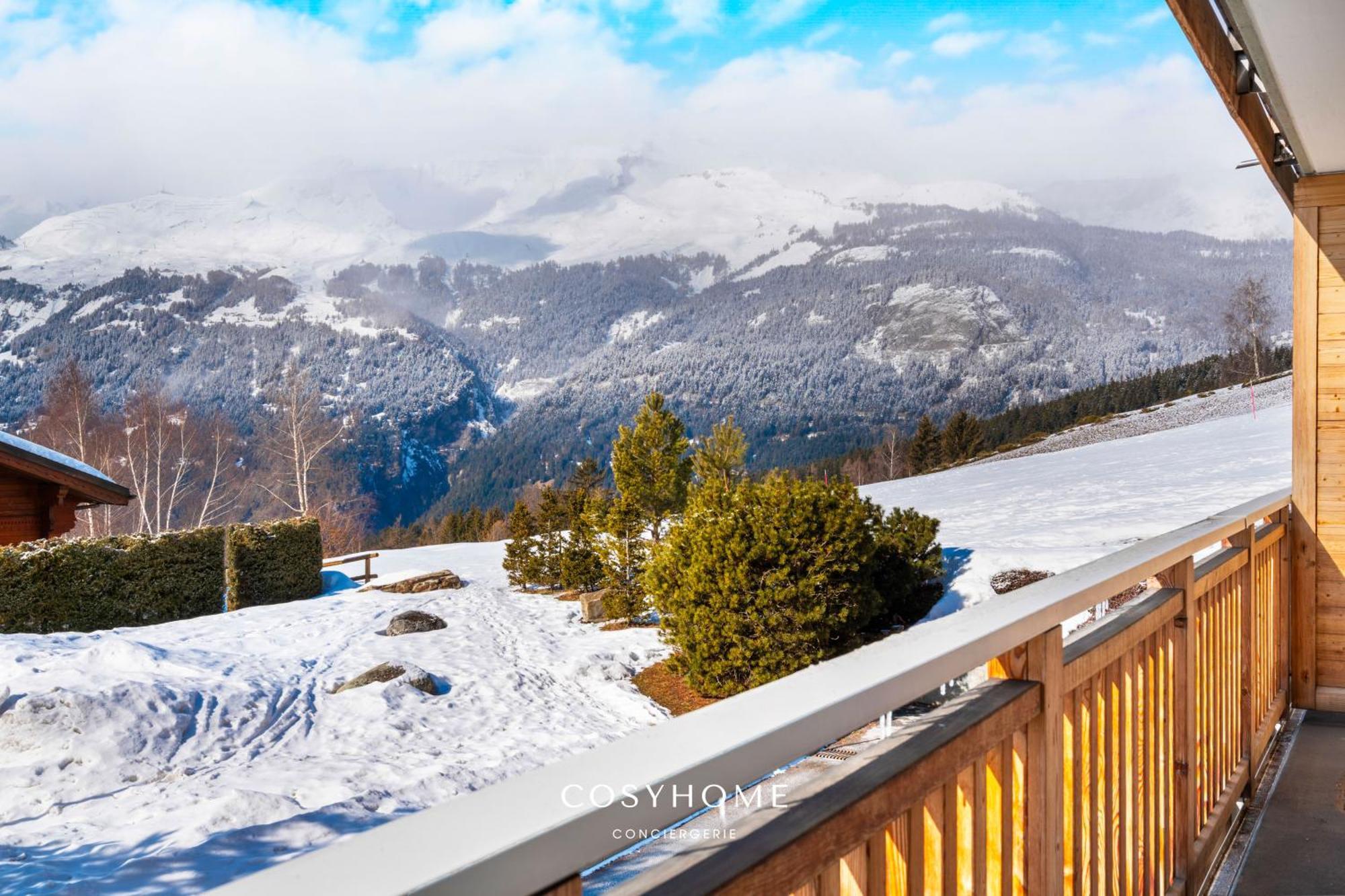 Au Bon Coeur L Golf 5Min L Vue L 4 Pers Apartment Crans-Montana Exterior photo